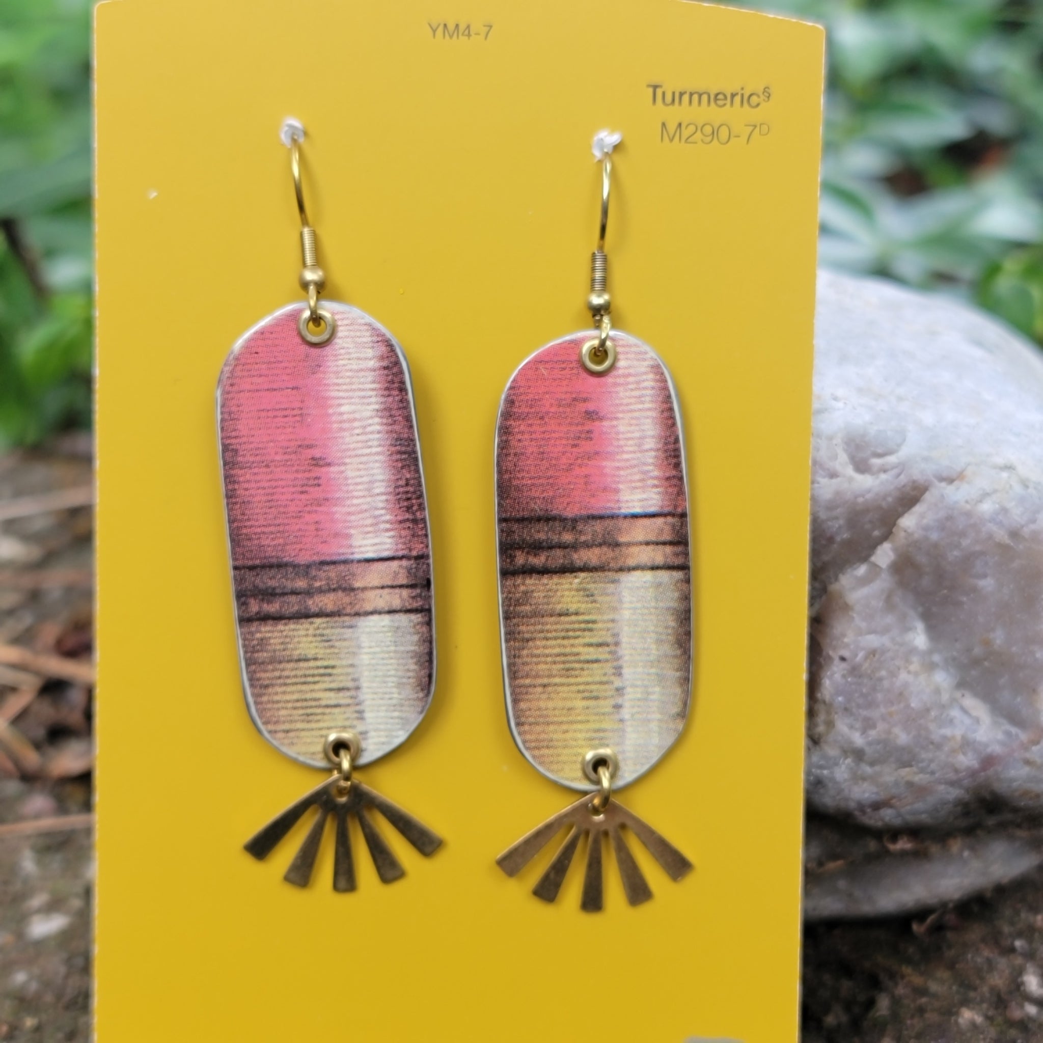 J.P. Coates Thread Collection - Repurposed Tin Earrings