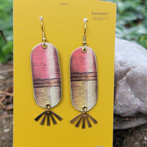 J.P. Coates Thread Collection - Repurposed Tin Earrings