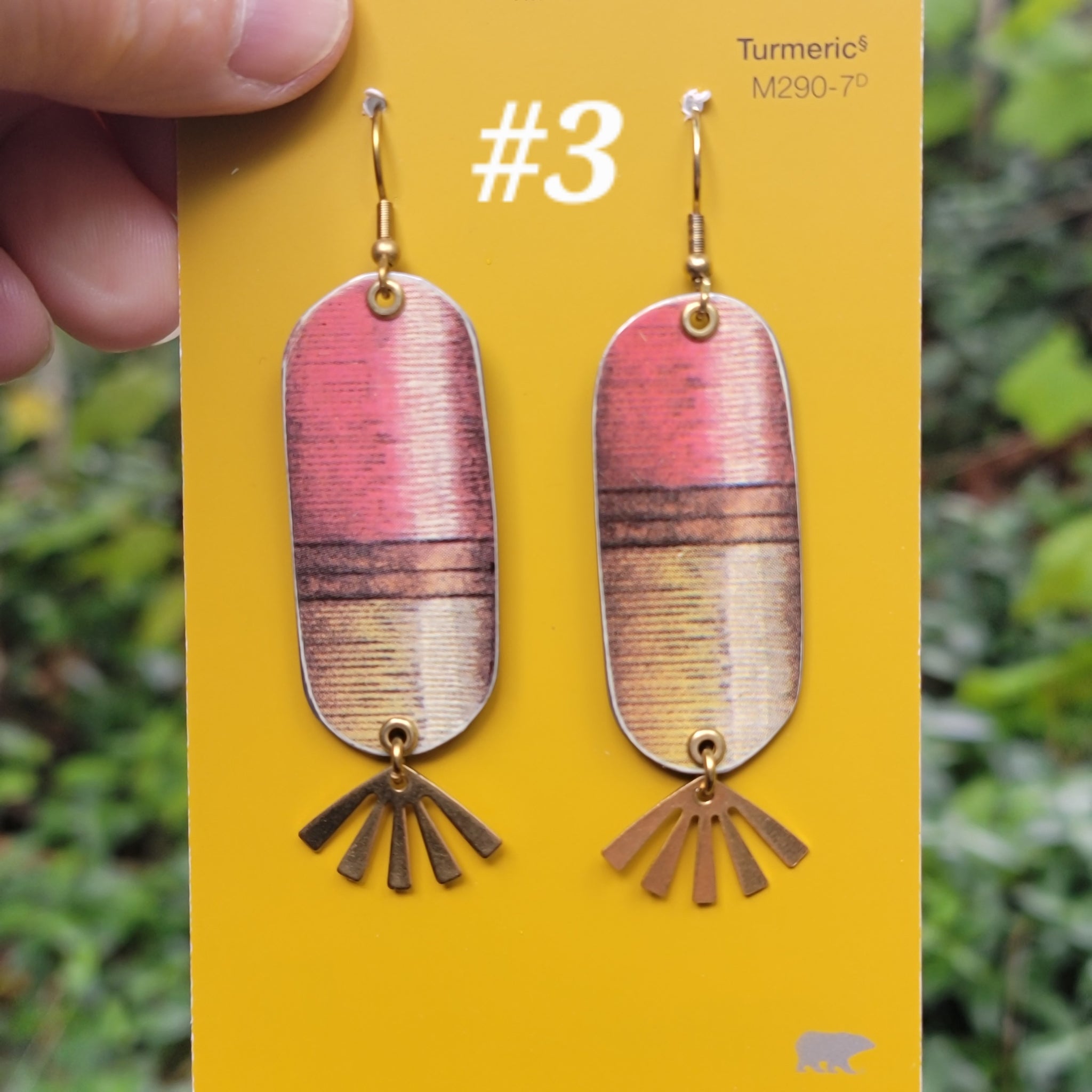 J.P. Coates Thread Collection - Repurposed Tin Earrings