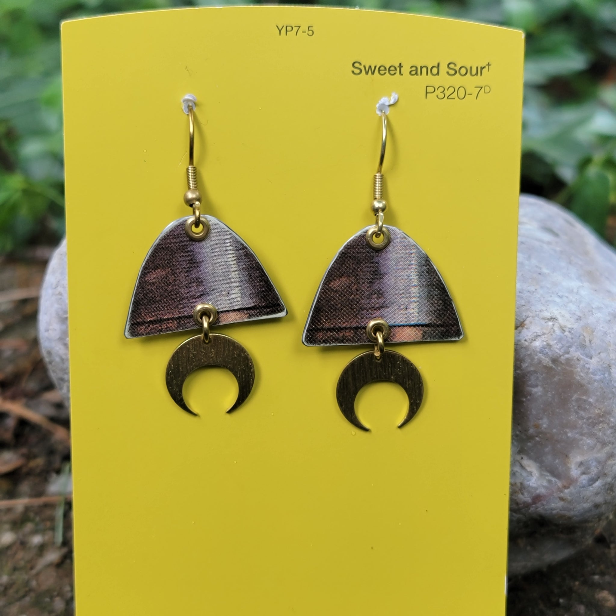 J.P. Coates Thread Collection - Repurposed Tin Earrings