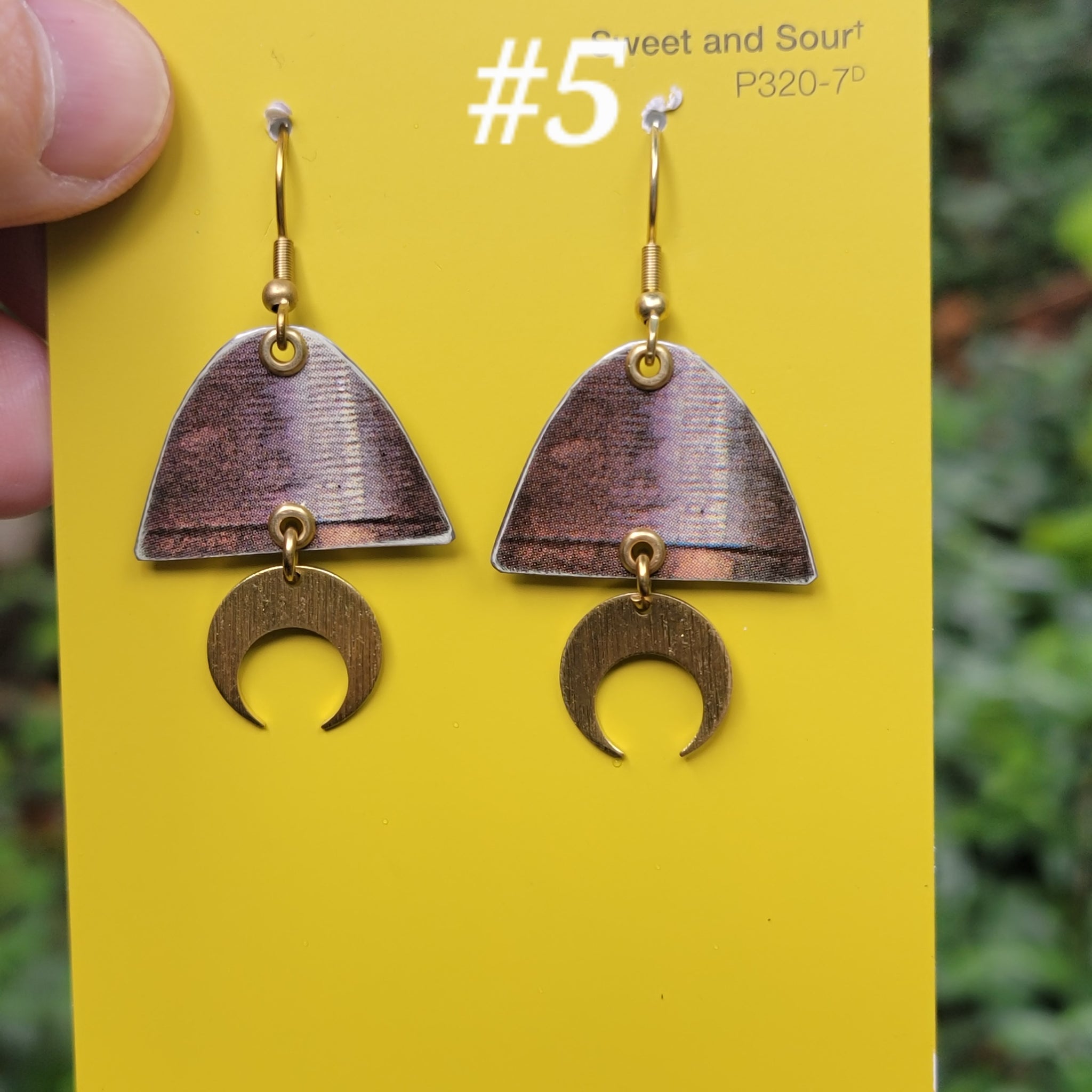 J.P. Coates Thread Collection - Repurposed Tin Earrings