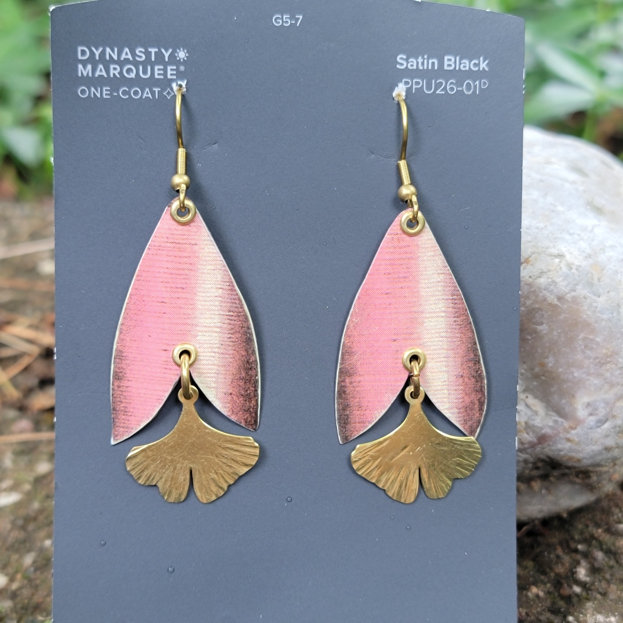 J.P. Coates Thread Collection - Repurposed Tin Earrings
