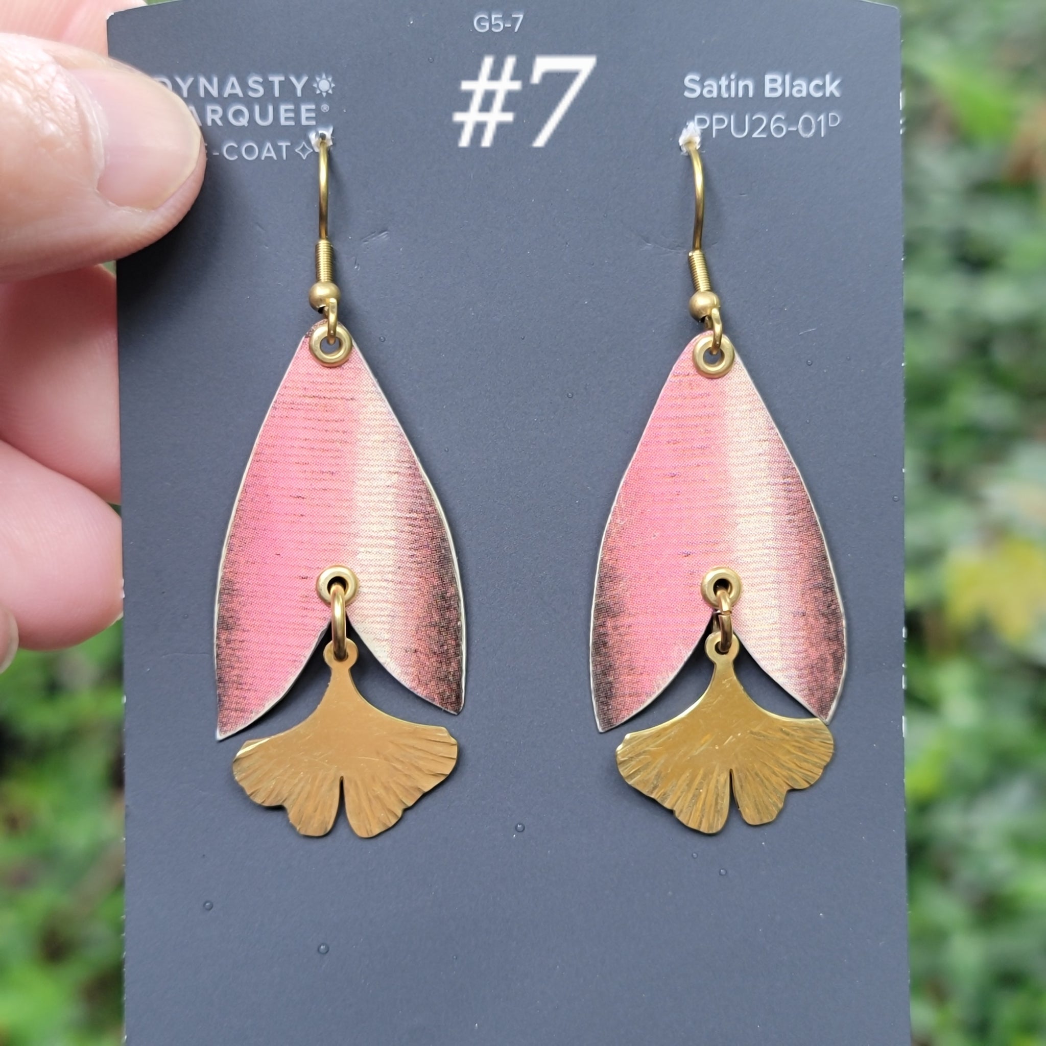 J.P. Coates Thread Collection - Repurposed Tin Earrings