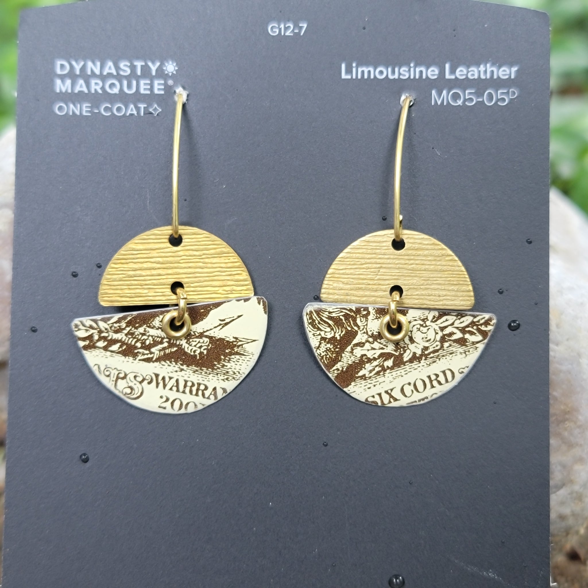 J.P. Coates Thread Collection - Repurposed Tin Earrings