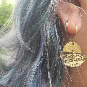 J.P. Coates Thread Collection - Repurposed Tin Earrings