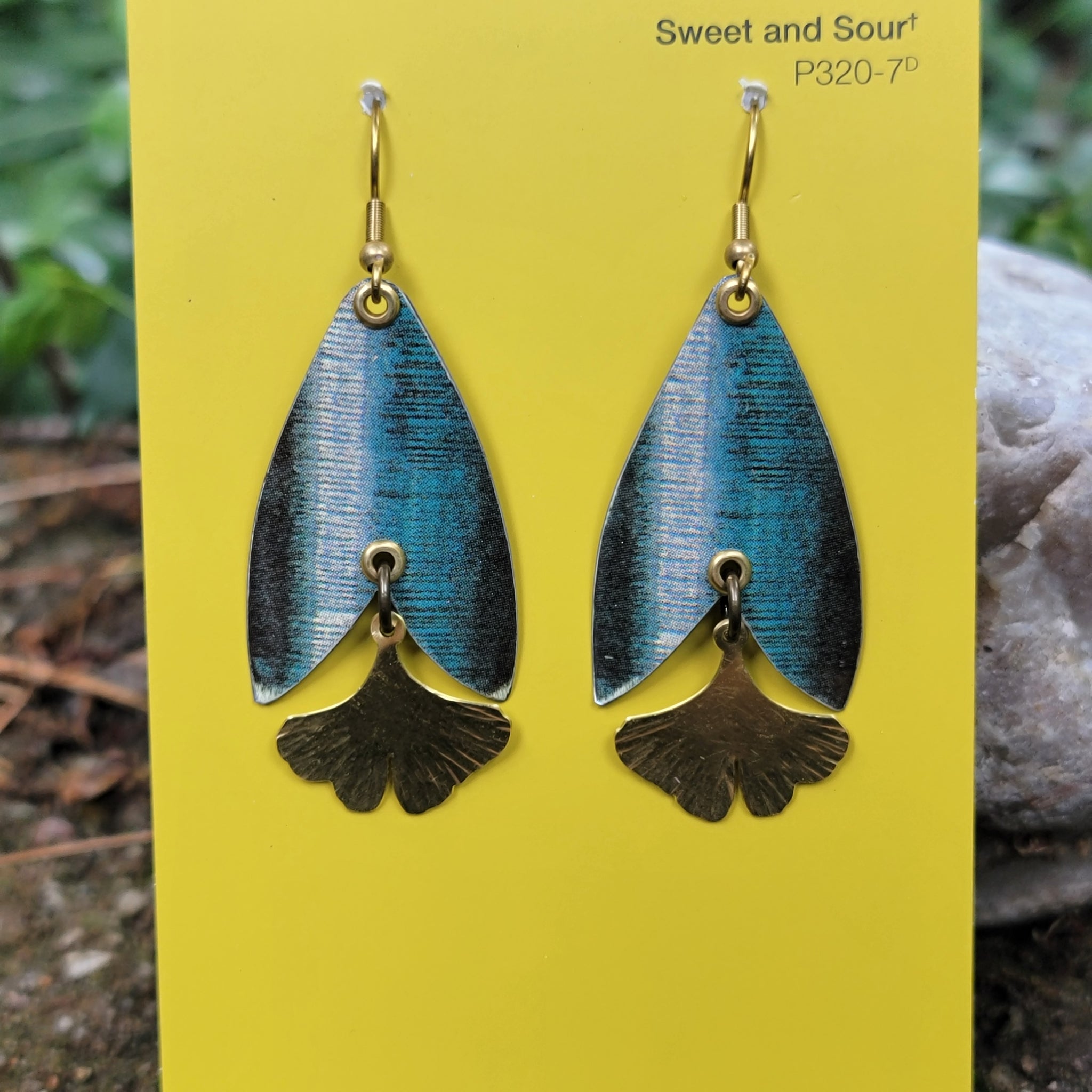 J.P. Coates Thread Collection - Repurposed Tin Earrings