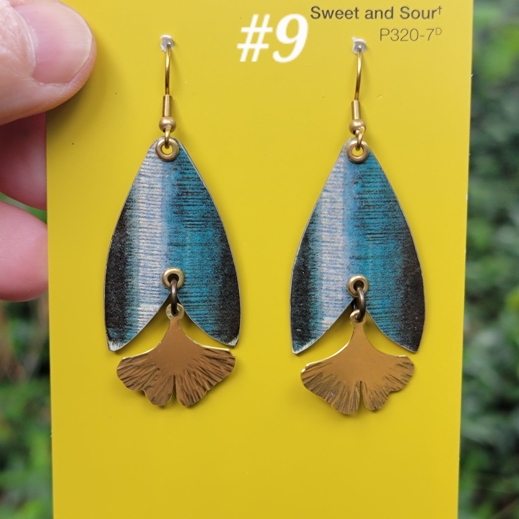 J.P. Coates Thread Collection - Repurposed Tin Earrings