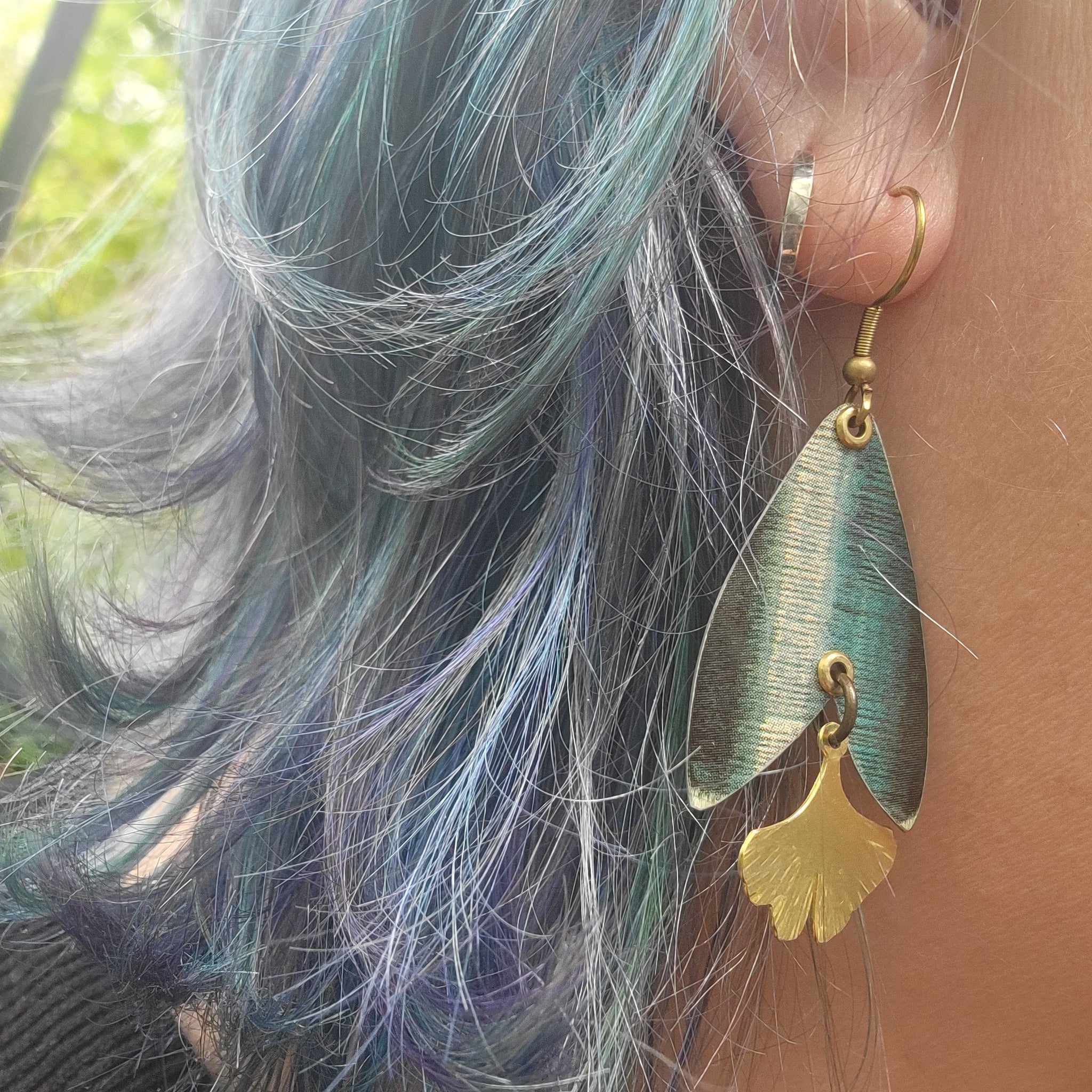 J.P. Coates Thread Collection - Repurposed Tin Earrings