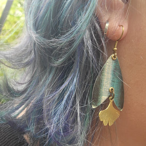 J.P. Coates Thread Collection - Repurposed Tin Earrings