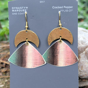 J.P. Coates Thread Collection - Repurposed Tin Earrings