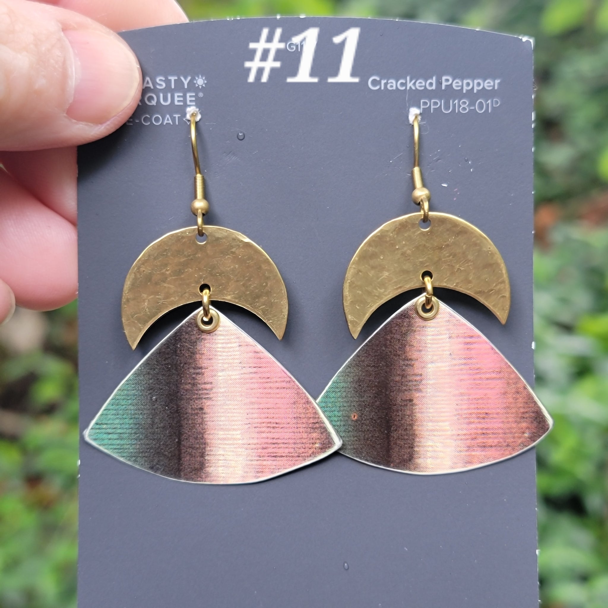 J.P. Coates Thread Collection - Repurposed Tin Earrings
