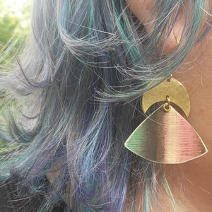 J.P. Coates Thread Collection - Repurposed Tin Earrings