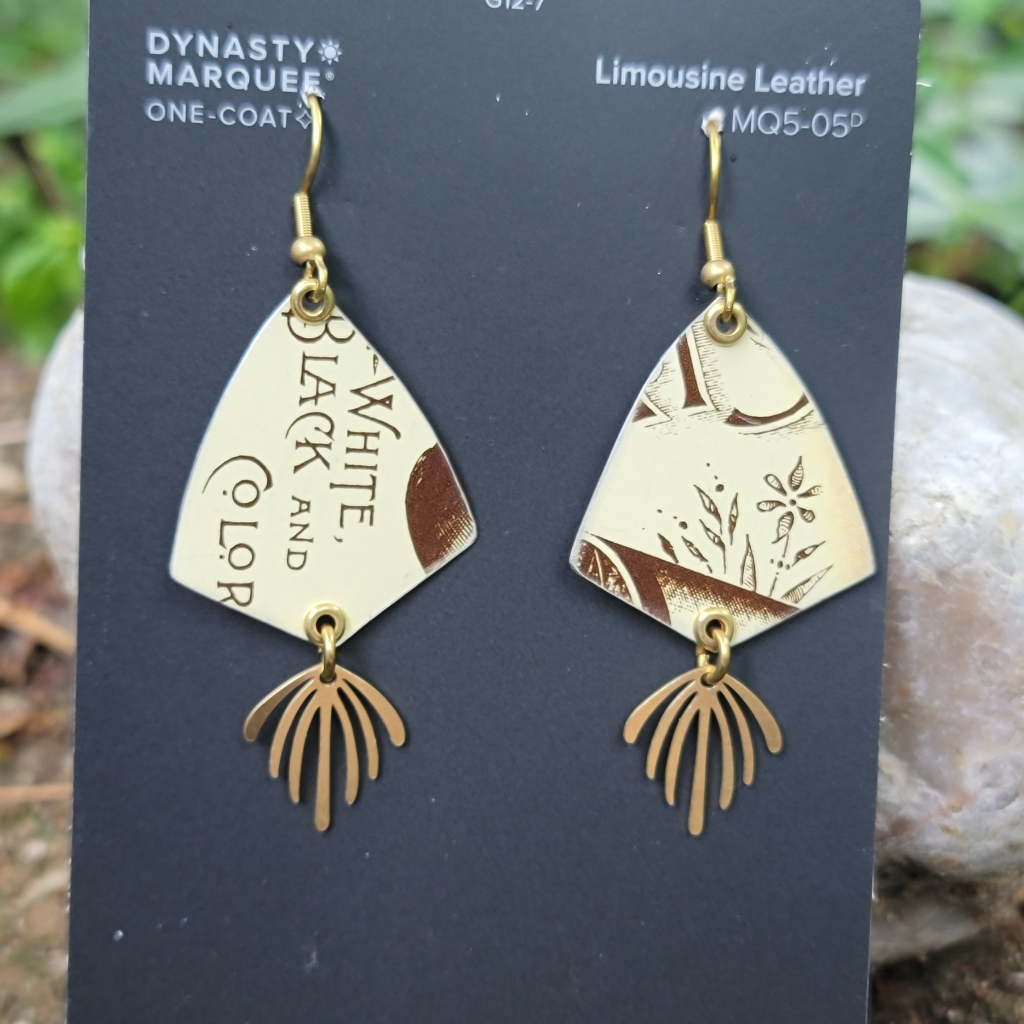 J.P. Coates Thread Collection - Repurposed Tin Earrings