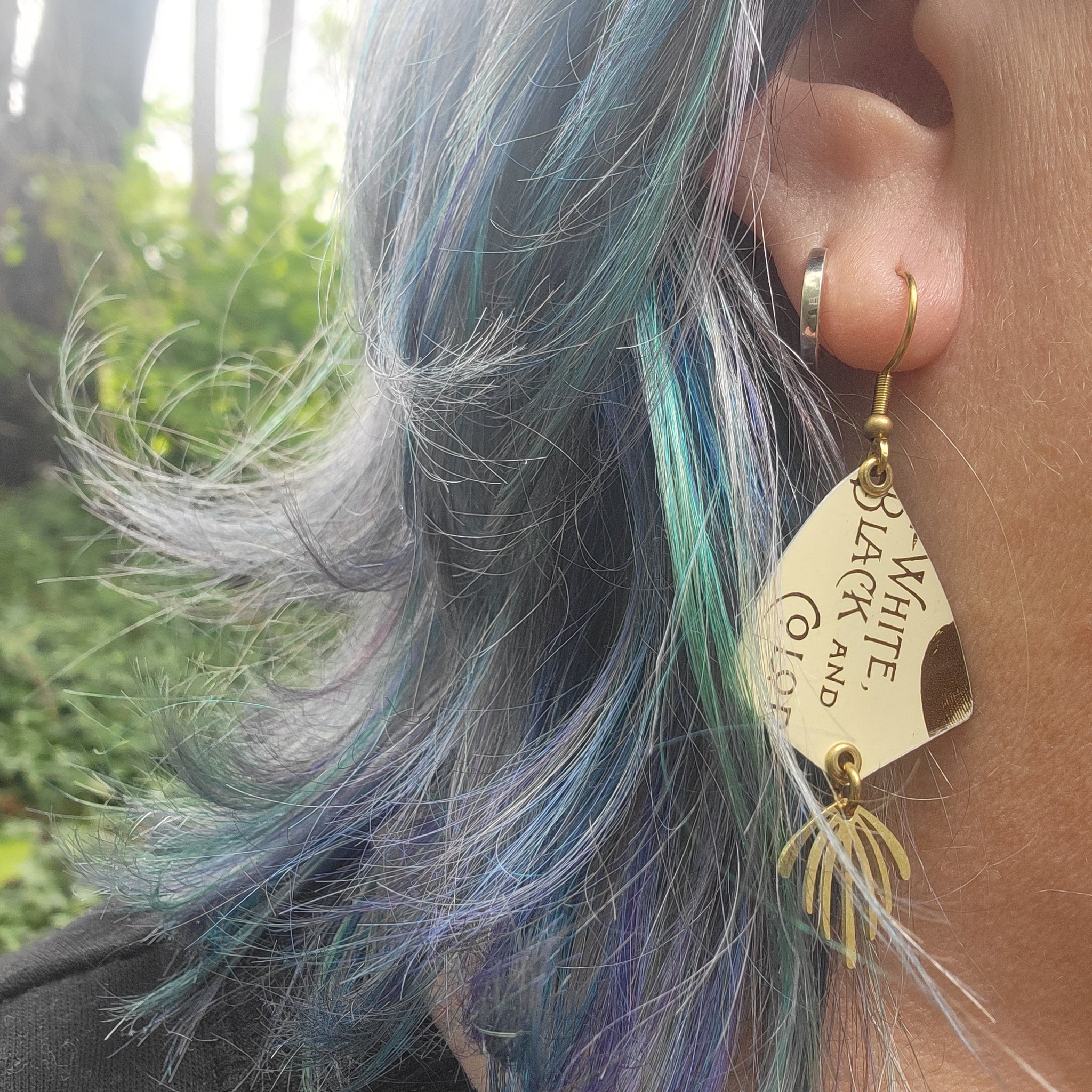 J.P. Coates Thread Collection - Repurposed Tin Earrings