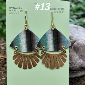 J.P. Coates Thread Collection - Repurposed Tin Earrings