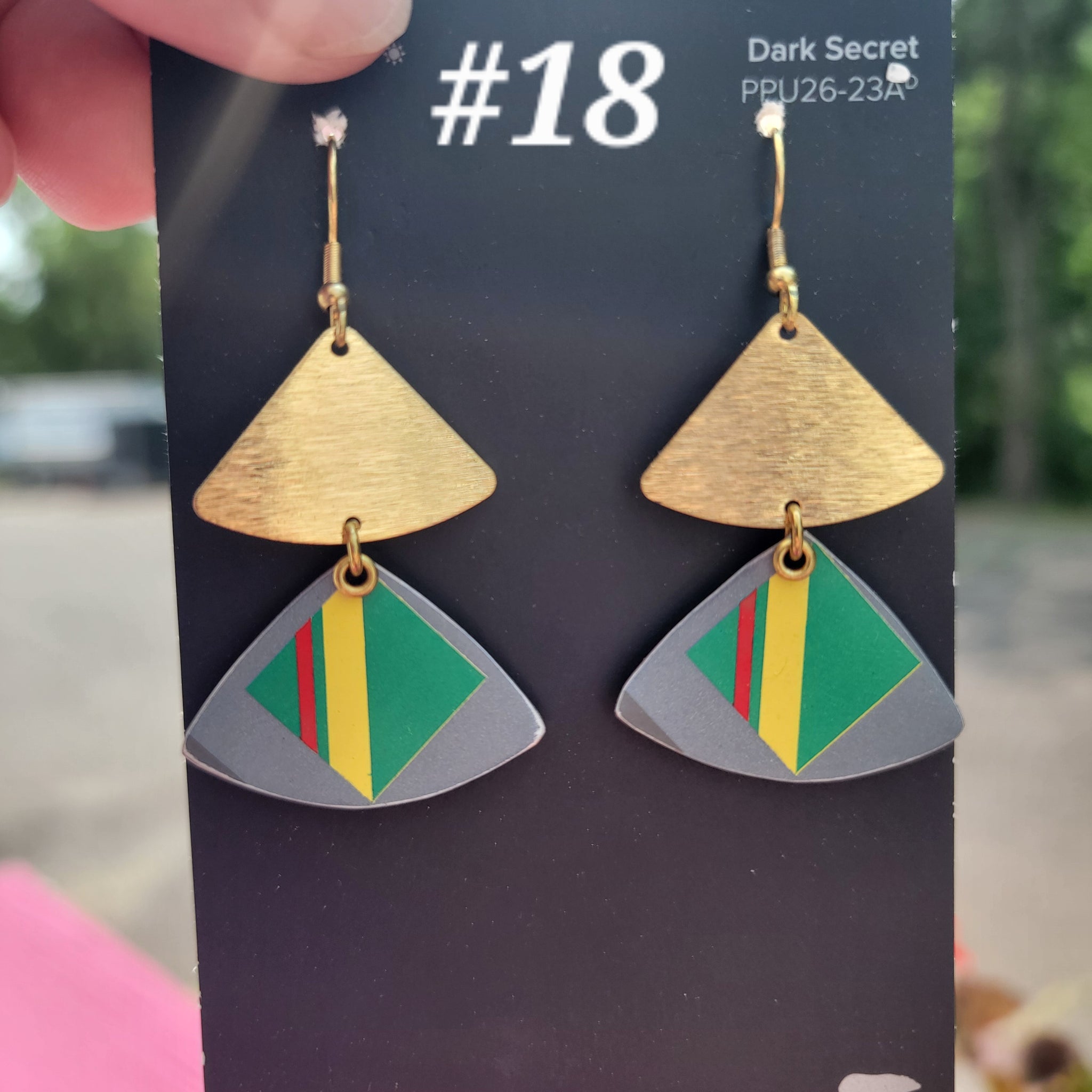 Modes 1930 Fashion Model Collection - Repurposed Tin Earrings