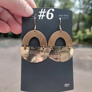 Sparkle Plaid Collection - Repurposed Vintage Tin Earrings & Necklaces
