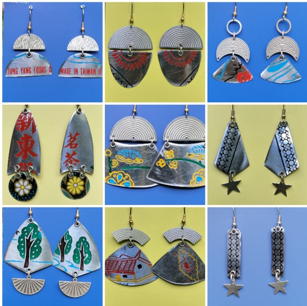 Tung Yang Silver Tin Collection - Repurposed Vintage Tin Jewelry