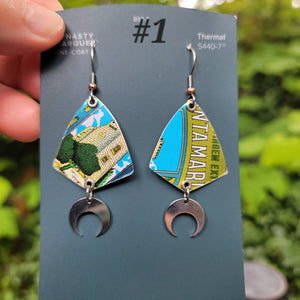 Olive Oil Canister Collection - Repurposed Tin Earrings