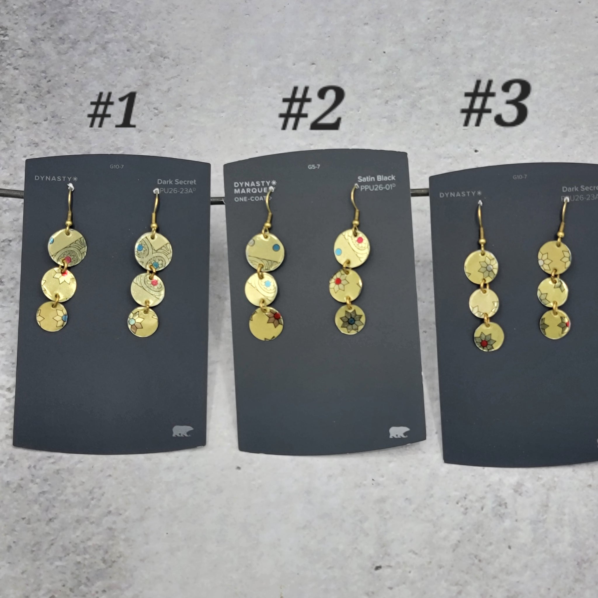 Holiday 2025 Collection - Repurposed Vintage Tin Earrings & Necklaces