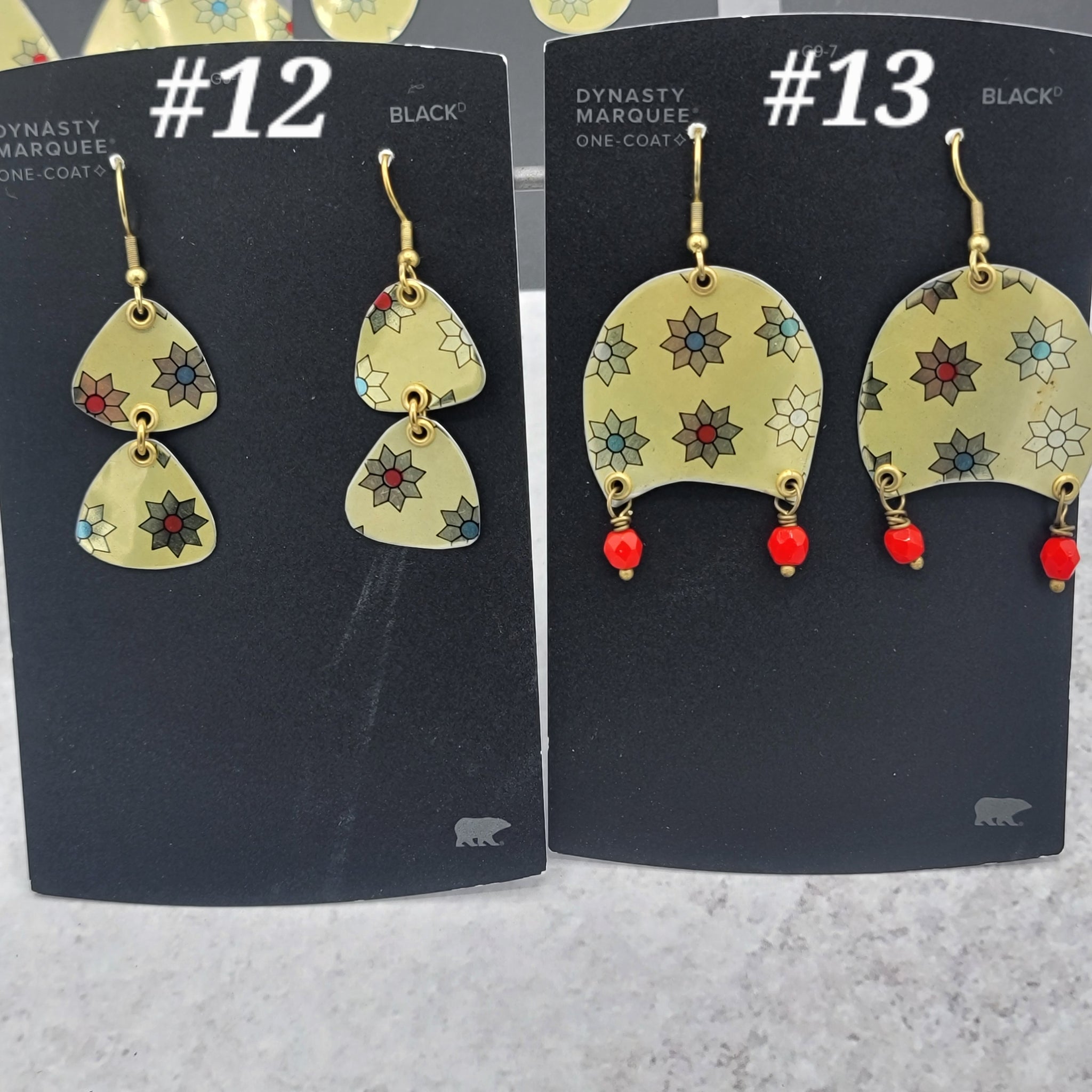 Holiday 2025 Collection - Repurposed Vintage Tin Earrings & Necklaces