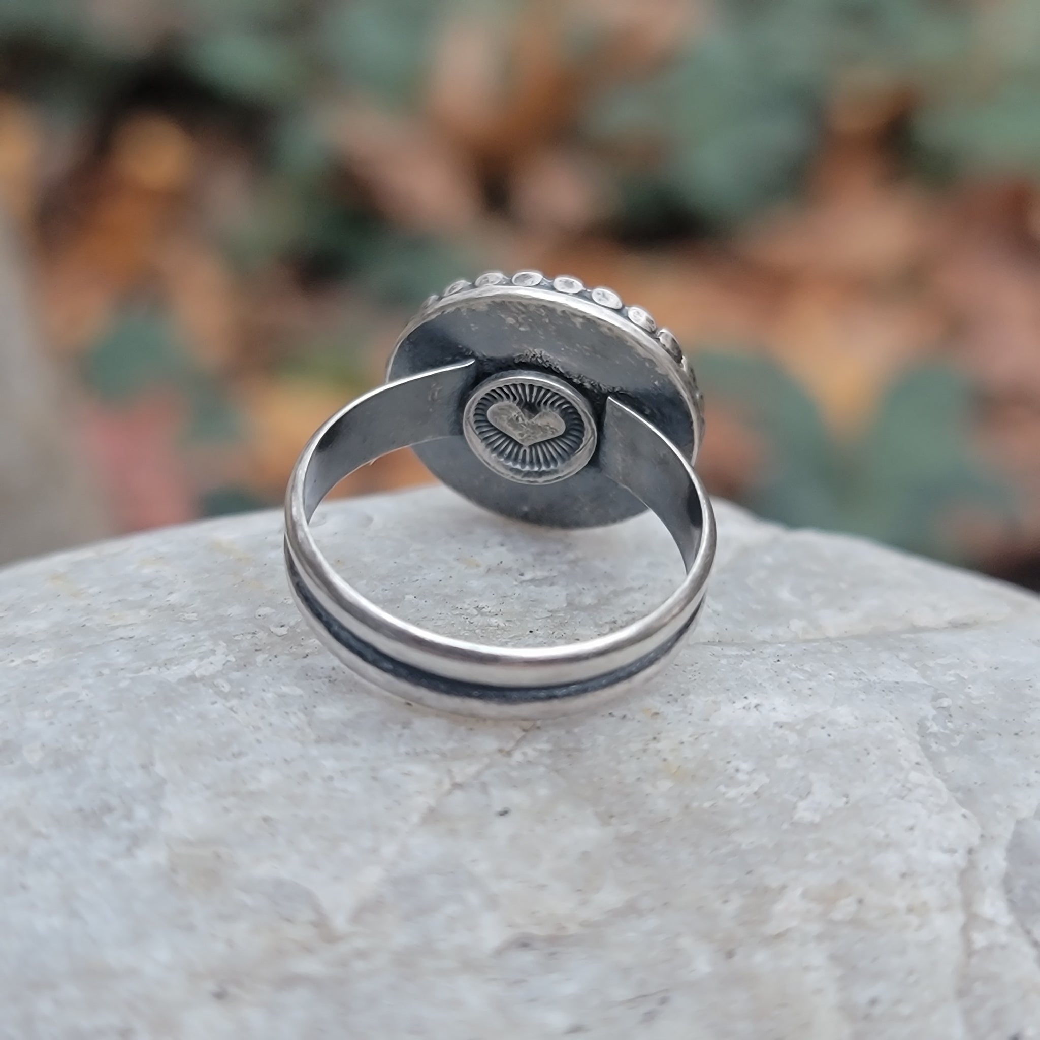 Dendritic Agate Gemstone Ring Collection in Sterling Silver