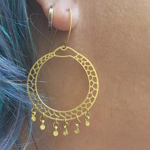 Elemental Metals Collection ◇HALLOWEENIES◇ Celestially-Inspired Brass Earrings