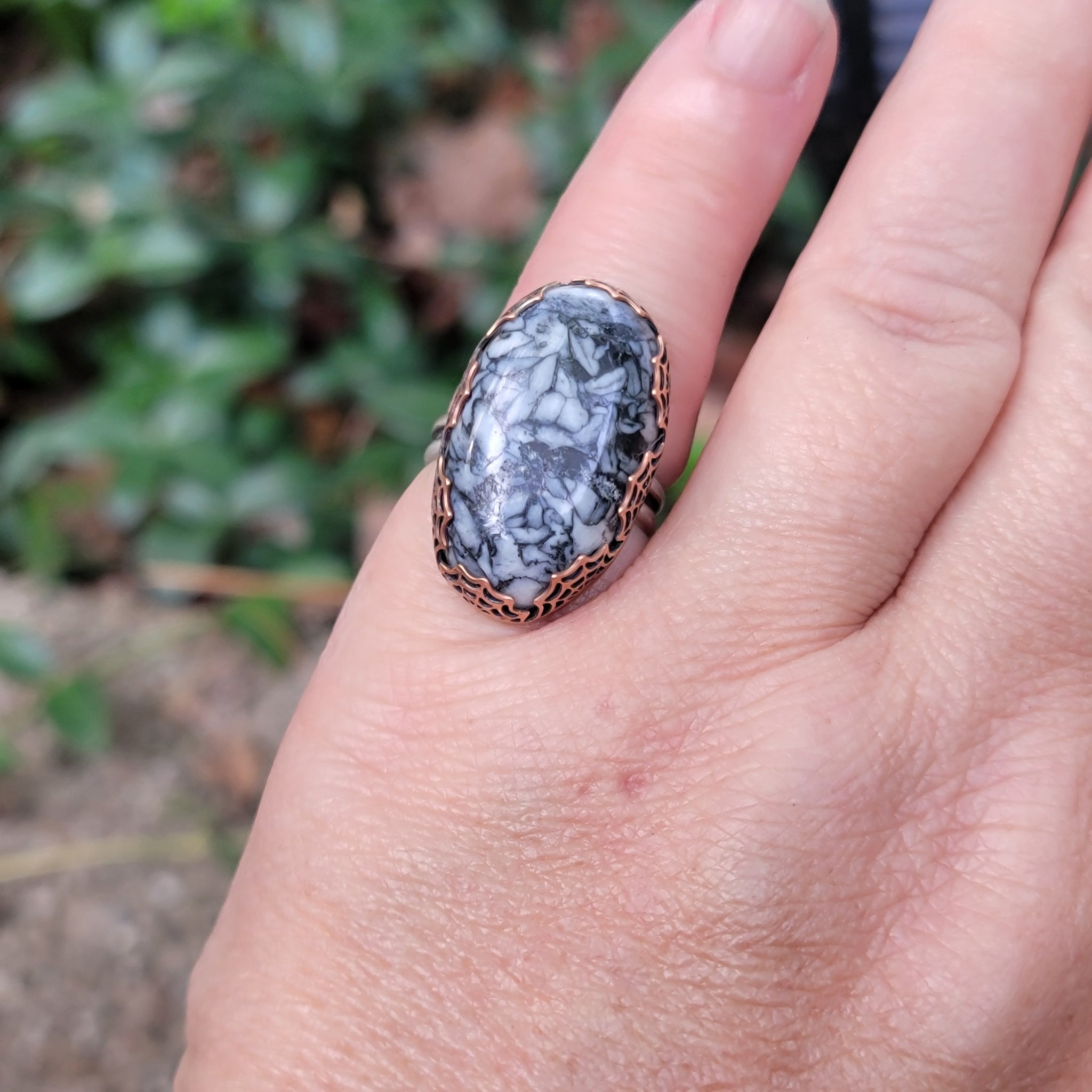 Spiderweb Bezel Pendants & Ring Halloween Collection