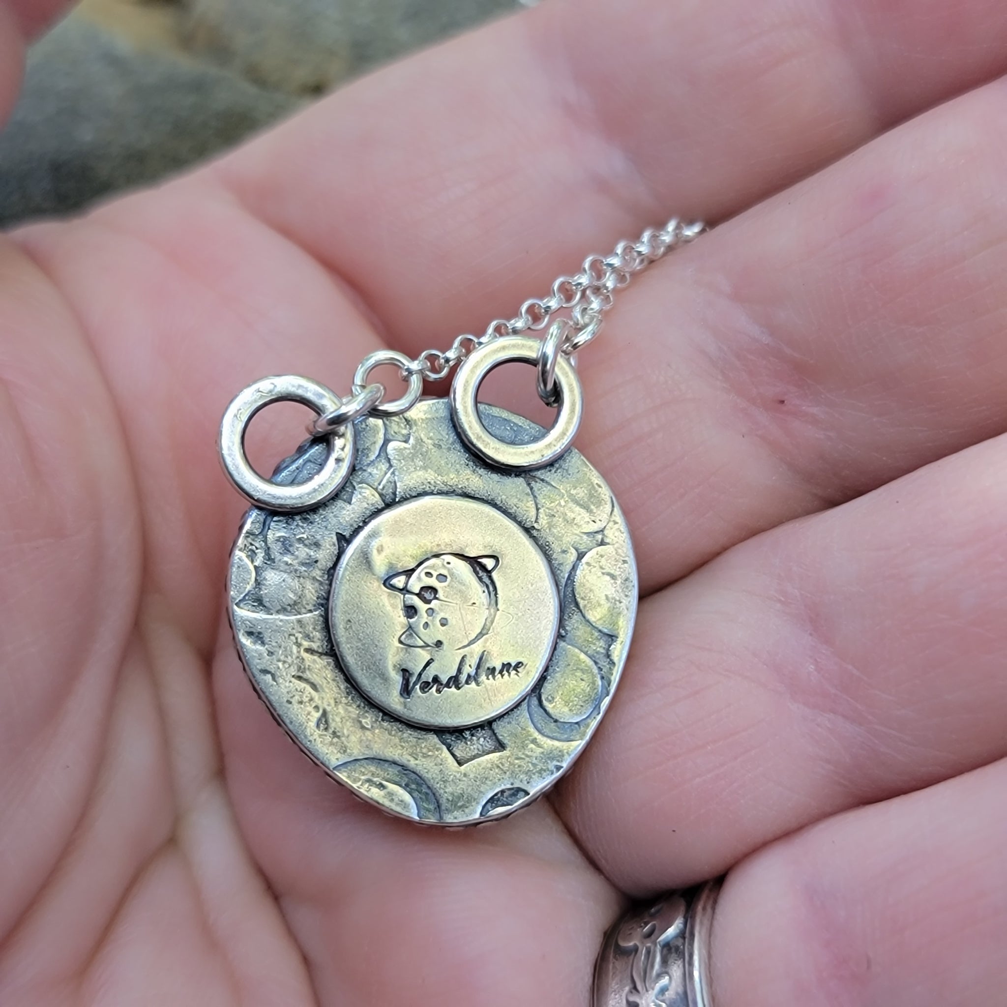 Barn Owl Pendants in Sterling Silver