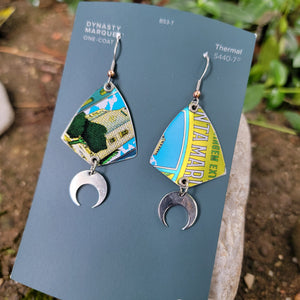 Olive Oil Canister Collection - Repurposed Tin Earrings