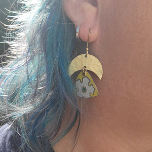 Dark Floral Collection - Repurposed Tin Jewelry