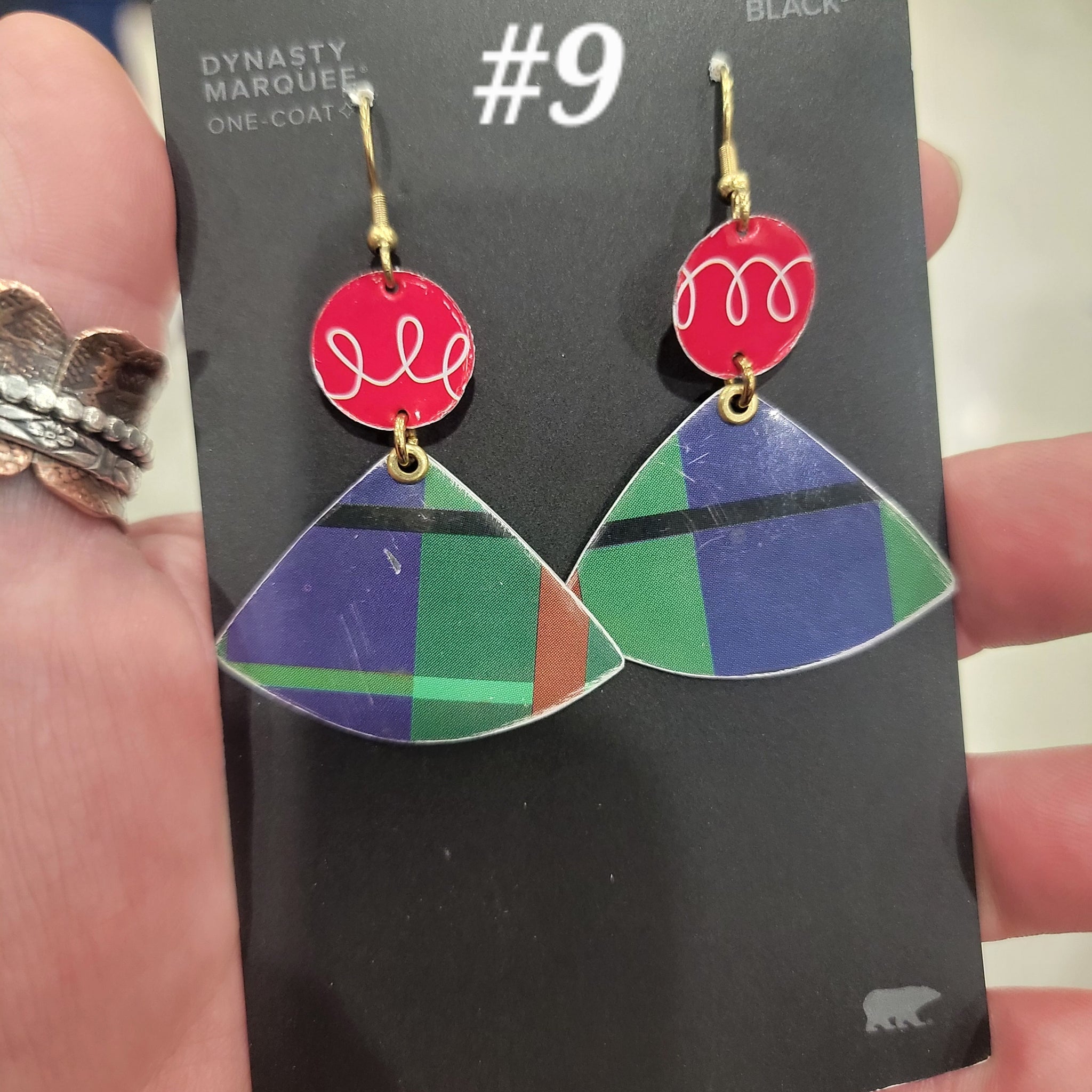 Holiday 2025 Collection - Repurposed Vintage Tin Earrings & Necklaces