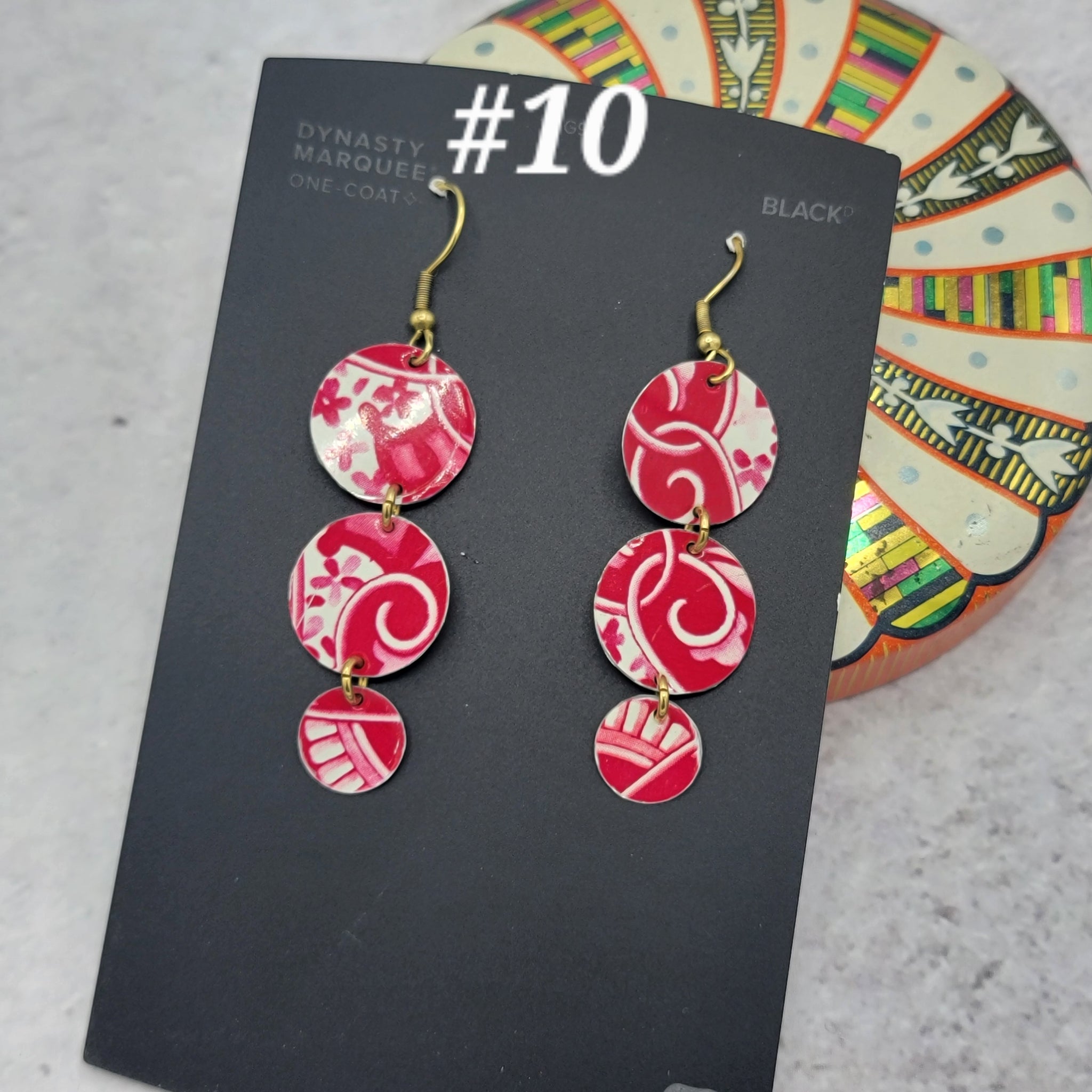 Holiday 2025 Collection - Repurposed Vintage Tin Earrings & Necklaces