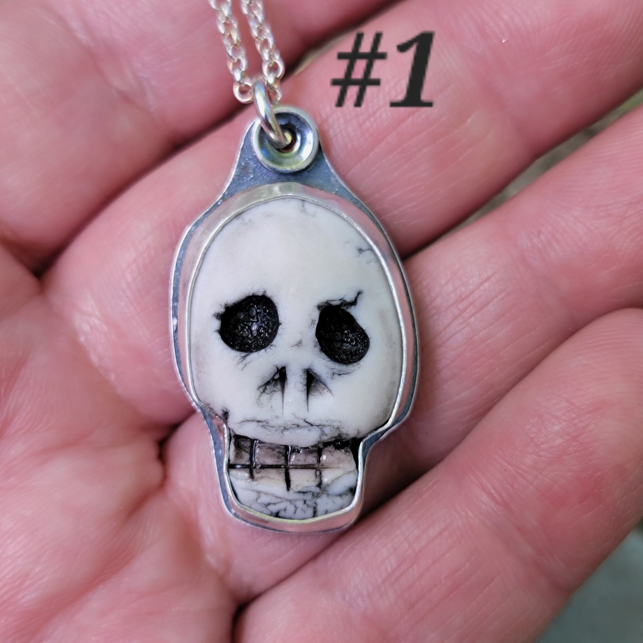 Nerd Skullies - Ceramic Pendants & Ring Halloween Collection