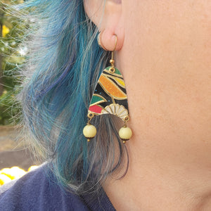 Dark Floral Collection - Repurposed Tin Jewelry