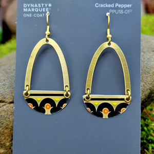 Mid Century Tea Tin Collection - Repurposed Vintage Tin Earrings