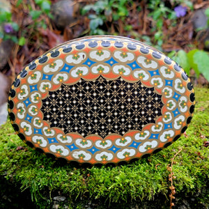 Mid Century Tea Tin Collection - Repurposed Vintage Tin Earrings