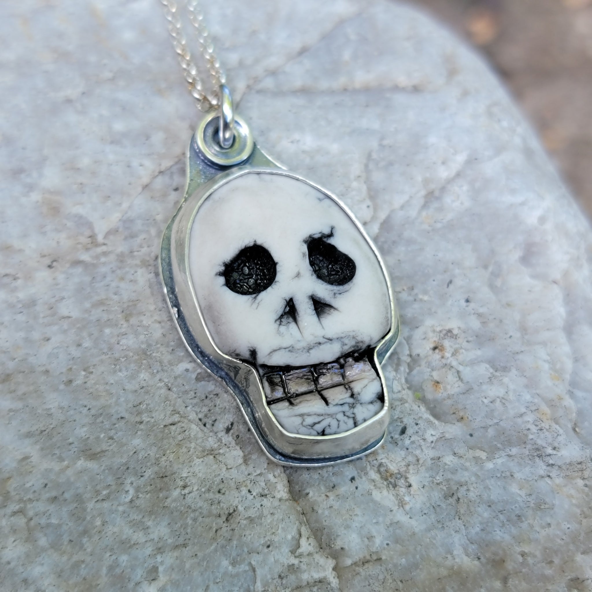 Nerd Skullies - Ceramic Pendants & Ring Halloween Collection