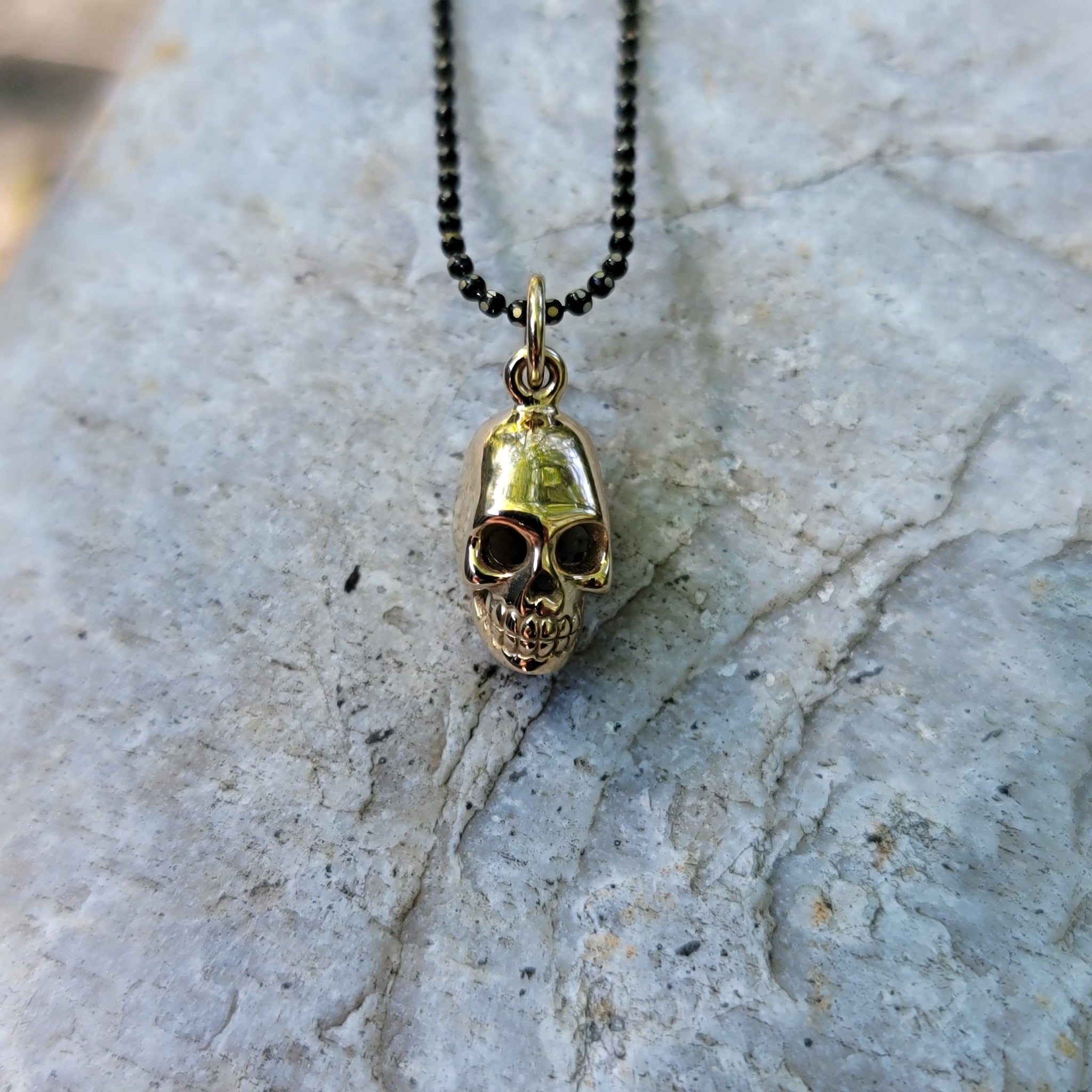 Bronze Skull Pendant