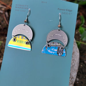 Olive Oil Canister Collection - Repurposed Tin Earrings