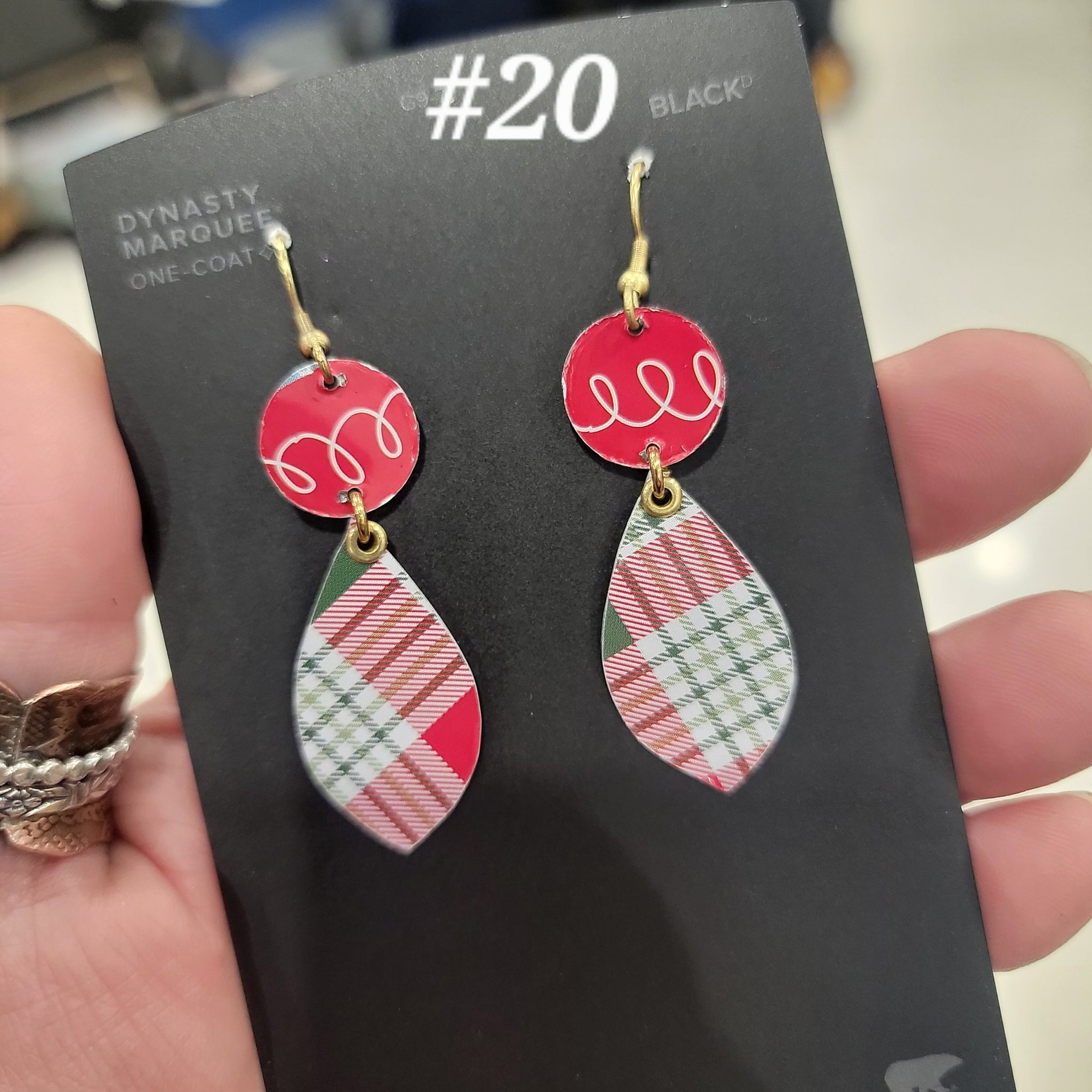 Holiday 2025 Collection - Repurposed Vintage Tin Earrings & Necklaces