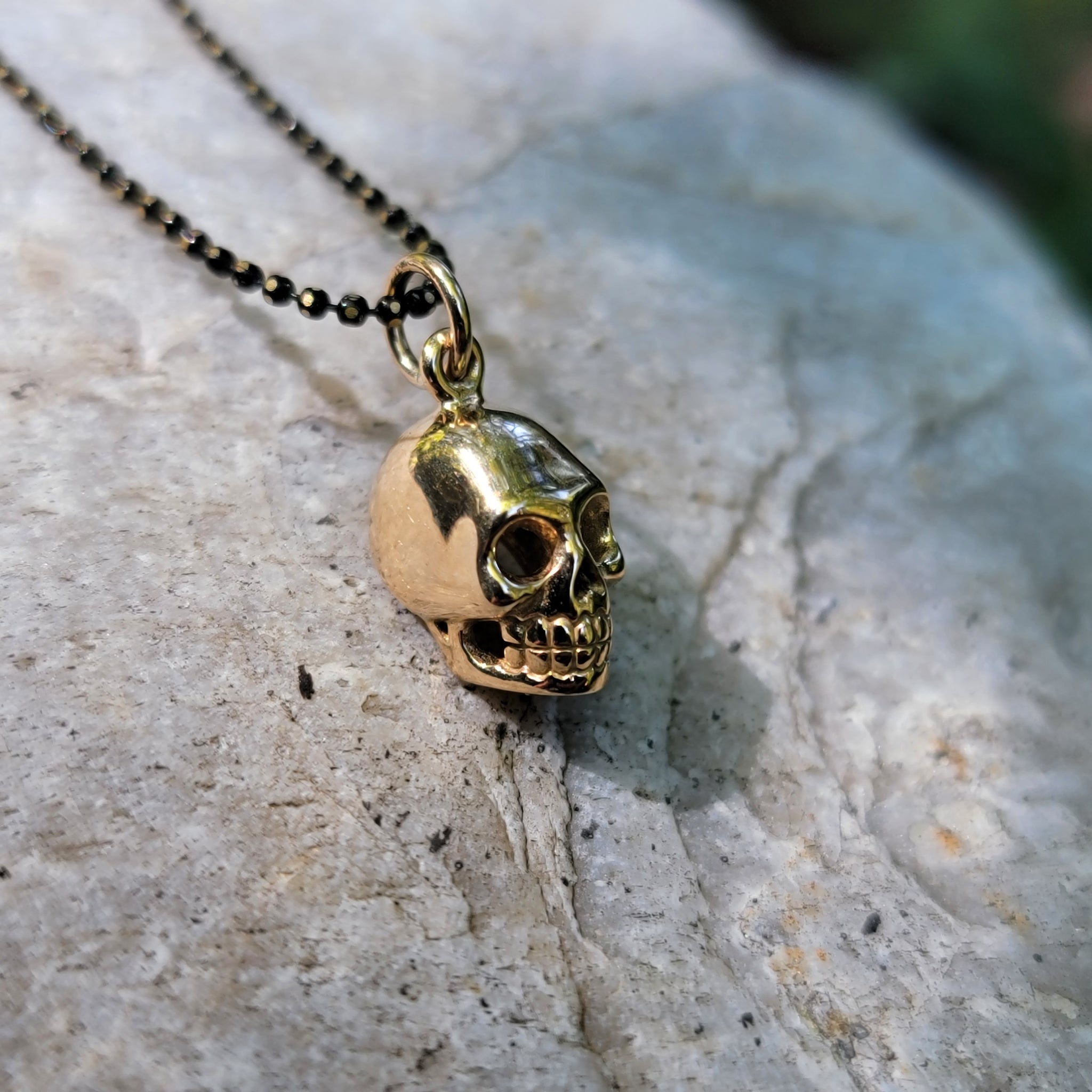 Bronze Skull Pendant