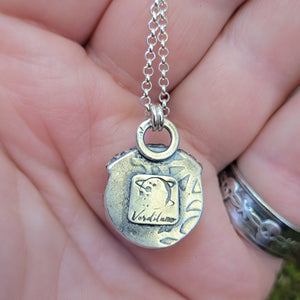 Barn Owl Pendants in Sterling Silver