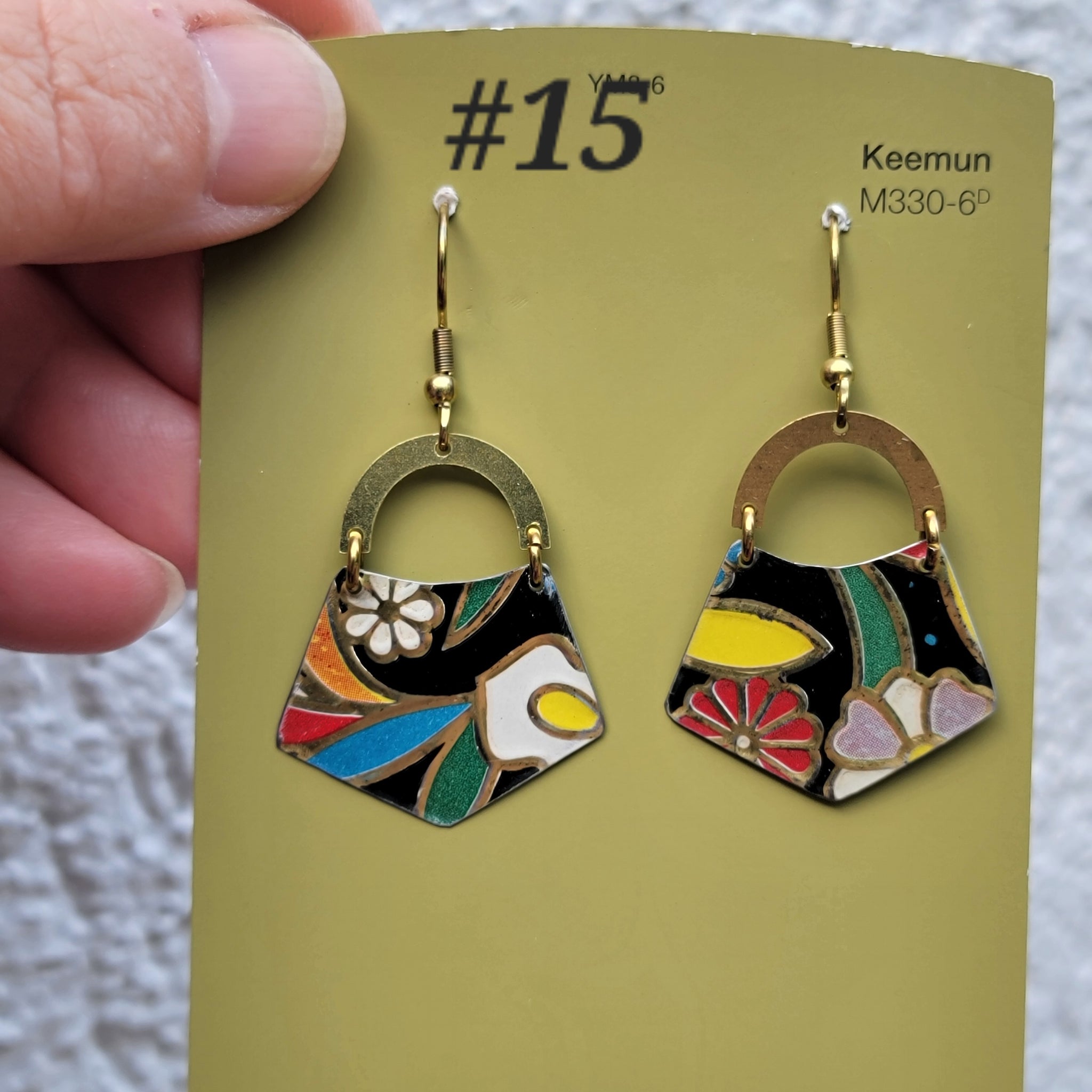 Dark Floral Collection - Repurposed Tin Jewelry