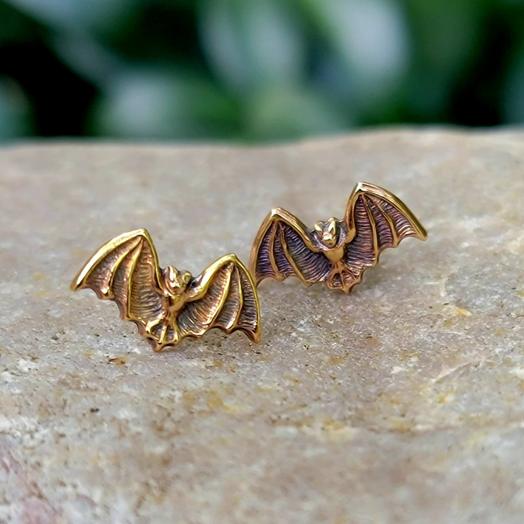Flying Bat Posts - Stud Earrings