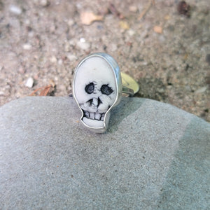 Nerd Skullies - Ceramic Pendants & Ring Halloween Collection