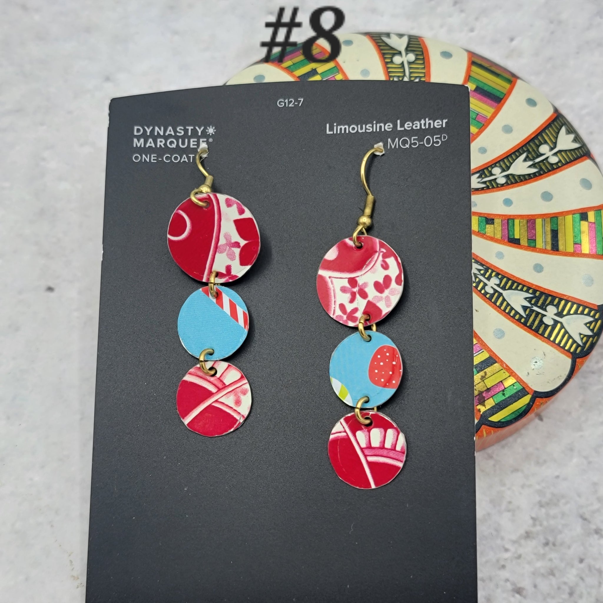 Holiday 2025 Collection - Repurposed Vintage Tin Earrings & Necklaces