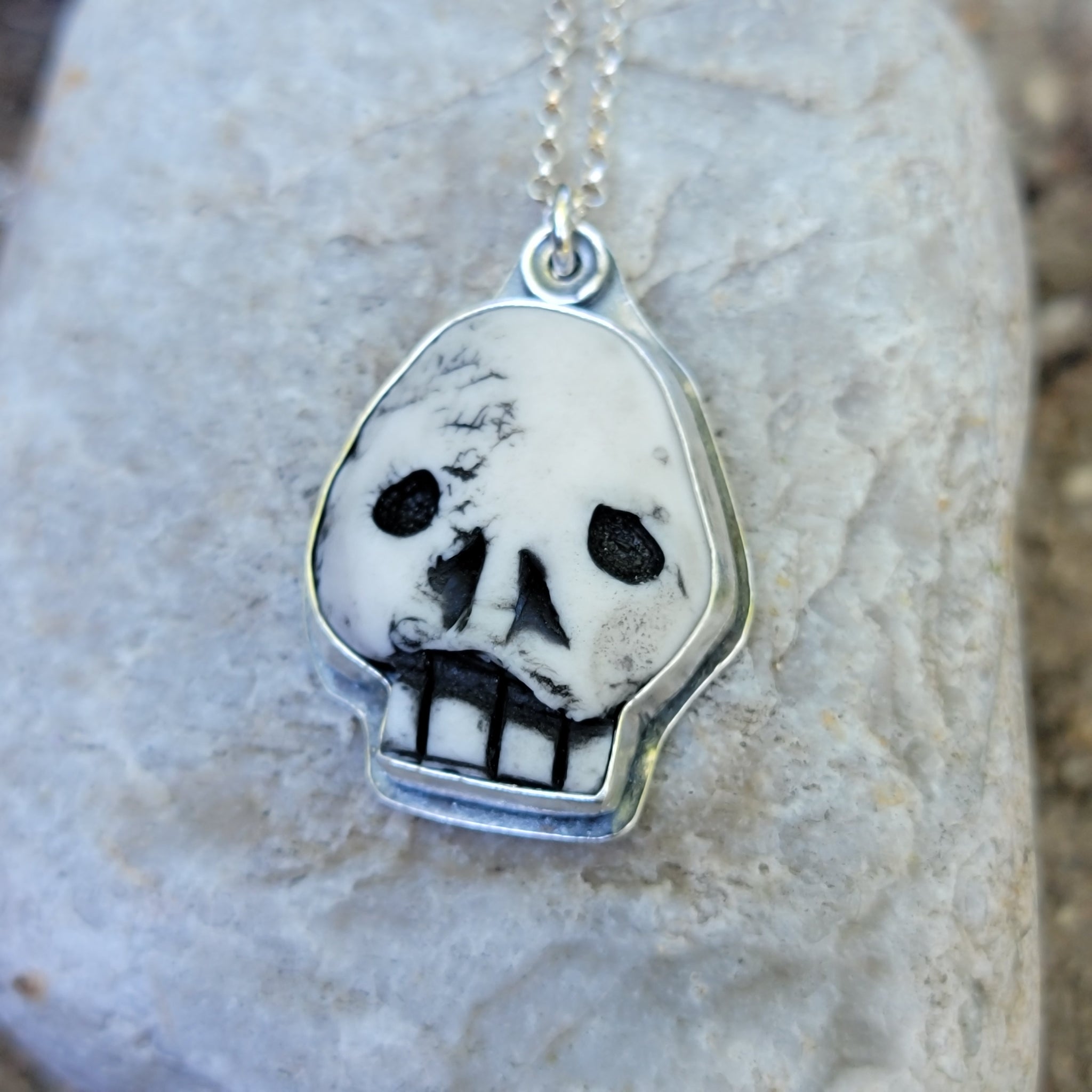 Nerd Skullies - Ceramic Pendants & Ring Halloween Collection