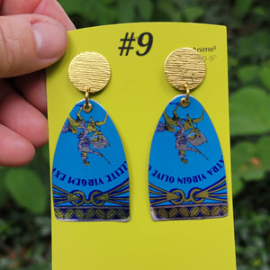 Olive Oil Canister Collection - Repurposed Tin Earrings