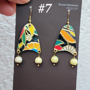 Dark Floral Collection - Repurposed Tin Jewelry